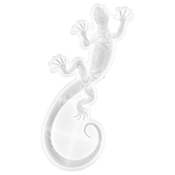 3D Gecko Formet Resin Form DIY Hjemmevegg Ornament Form Silikon DIY Form