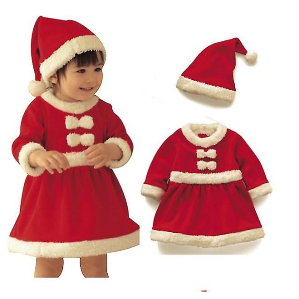 Jultomtens kläder för barn Girls L