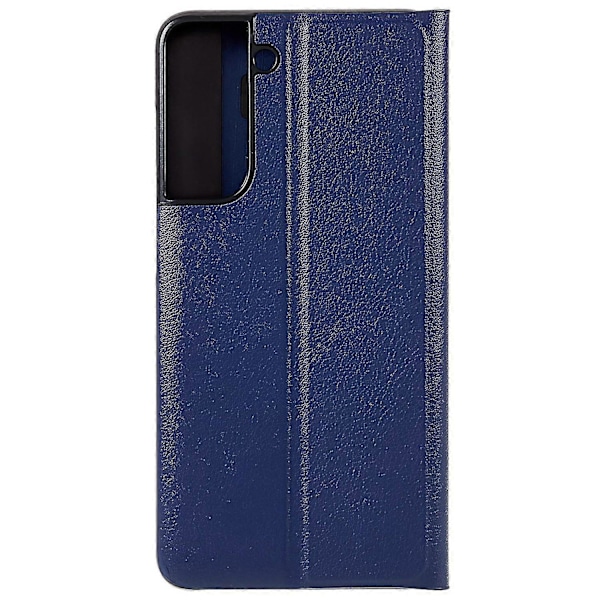 For Samsung S21 Fe Fjerde Generasjon Stativ Lærveske Azure Style B Samsung Galaxy S21 FE