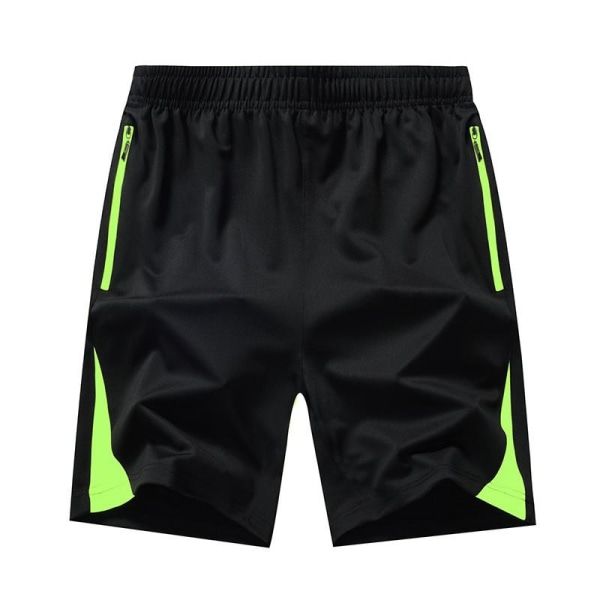 Plus Size Sports Shorts Herrshorts Stretch sommarbyxor i mesh Green 5XL