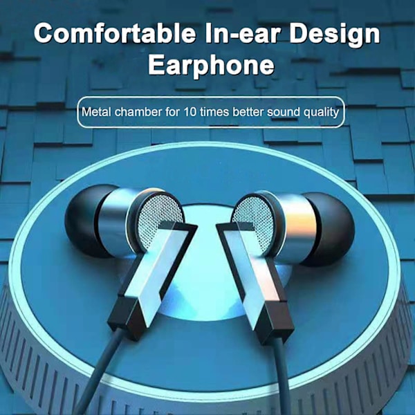 Peli Kuulokkeet Linjasäädöllä Subwoofer Mukava In-Ear Muotoilu 3.5mm Type-C Kuulokkeet Pitkäkestoiseen Käyttöön