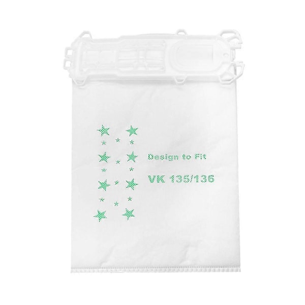 5 kpl Pölynimurin Lisätarvikkeet Pölypussit Vorwerk Vk135 Vk136 Fp135 Fp136 Pölynimurin Varaosa