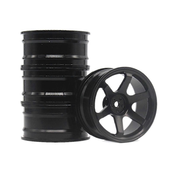 4 kpl kevyitä pyöriä 94122/94123/fw06 D3/d4 1/10 tasamaa-urheiluautoon ja drifting-autoon, metallirenkaat, b
