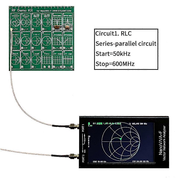 Rf Demo Kit Nanovna-f Rf Testkort Ham Vektor Nätverkstest