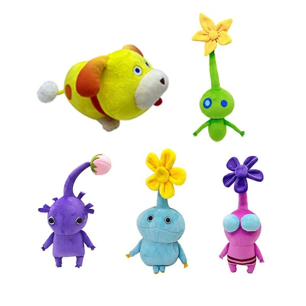 Pikmin Oatchi Dog Plyschdocka Söt Is Pikmin All Star Plyschleksaker Mjuk tecknad film Heminredning Kuddar för barn Julklapp H