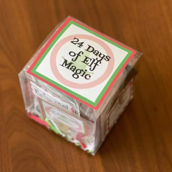Ny Jul Adventskalender Tomte Magi Present Set 24 Dagar Nedräkning Present 24 days countdown