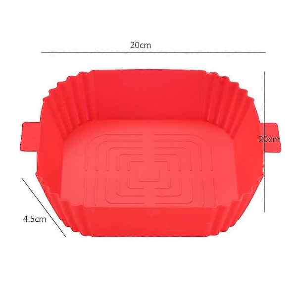 Silikon Bageplade Airfryer Silikon Bageplade Madlavningsudstyr Silikon Bageplade