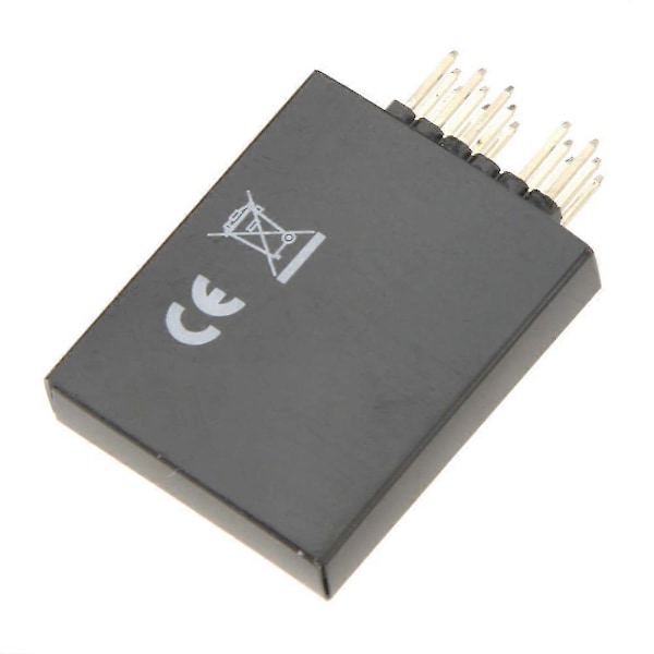 P1-gyro 3-akset Flight Controller Stabilisator System Gyro Til Fast Flyvende Vinge Sort