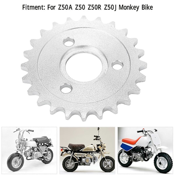 420 Kjede 24T Bakre Tannhjul Monkey Bike Stål Legering 30mm Bakre Driv Tannhjul for Z50A Z50 Z50R Z50J