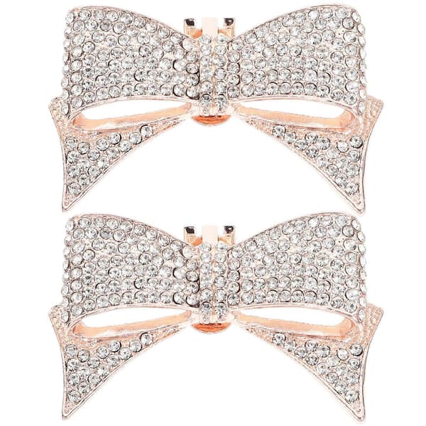 1 Par Bryllupssko Spænde Brudesko Knapper Rhinestone Sko Pynt