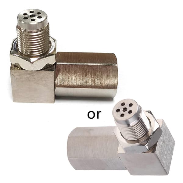 Oksygen O2 Sensor CEL Eliminator Lys 90 Adapter Muffe Mini Katalysator