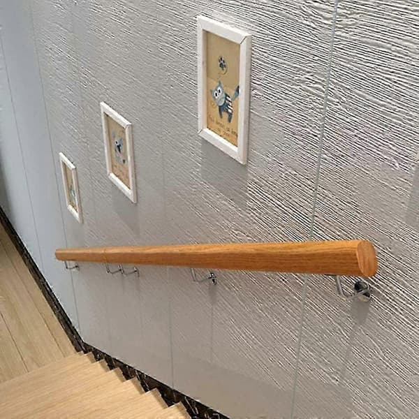 4 stk. 304 rustfrit stål gelænderbeslag/201 til vægtrapper