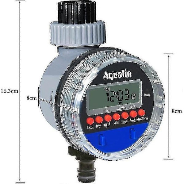 Bevattningstimer Irrigationskontroller Trycklös På, Kulventil