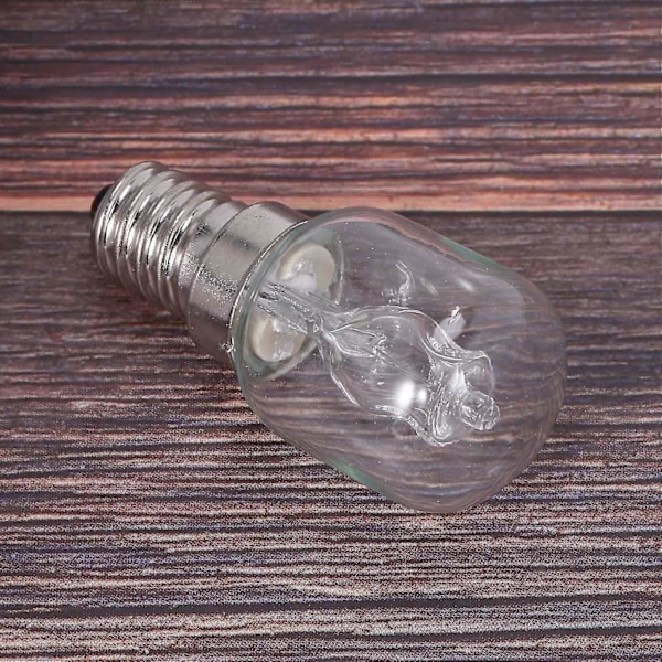 10x E14 Højtemperatur Pære 500 Grader 25w Halogen Boble Ovnpære E14 250v 25w Quartz Pære