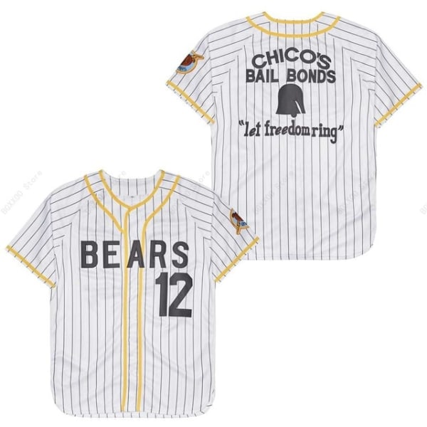 2023 World Baseball Jersey BEARS#12 Jersey träningsoverall style 3 L