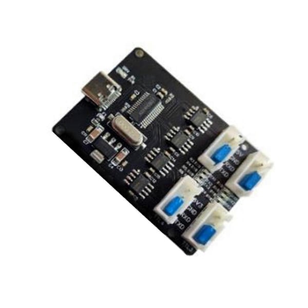 4-kanals USB til TTL Modul Ch340 Hub TTL Type-C Grensesnitt