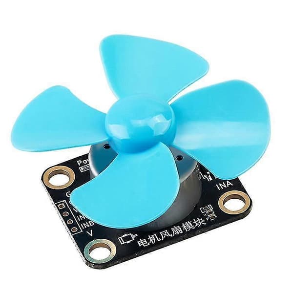 Microbit Alligator DC Motor Modul Med Blæserkontakt PWM Hastighedsregulering 5V