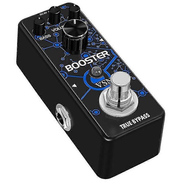 Gitar Booster Effektpedal Analog Boost Effektpedaler För Elgitarr Ren Clean Mini Boost