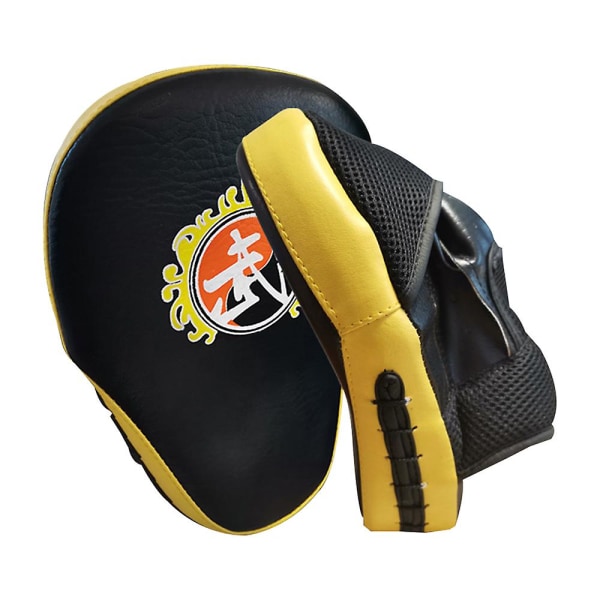 Boxning Mma Slaghandskar Fokus Pads Yellow