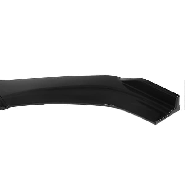 Frontkofanger Læbe Spoiler Splitter Kit Universal Aerodynamisk Tilbehør til Bilmodifikation Blank Sort+Rød