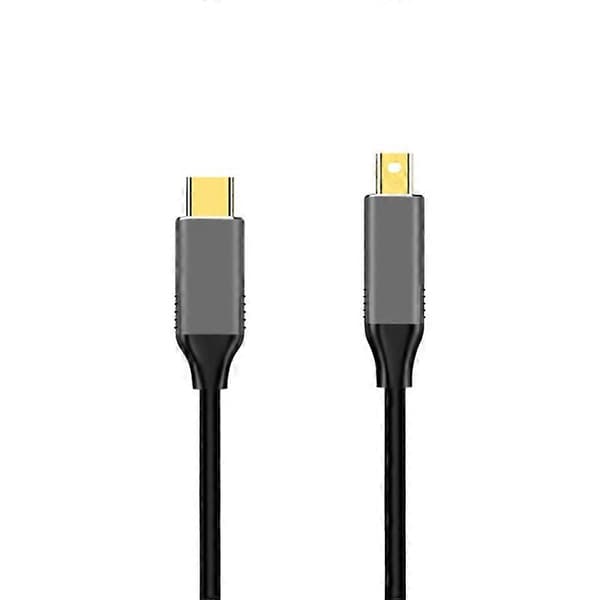 USB Typ C till Mini DisplayPort DP 4K 1,8m Kabeladapter Konverter för MacBook