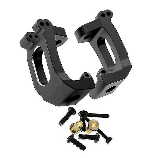 Aluminium Caster Blocks C-hubbar 9532 För 1/8 Sledge 95076-4 Rc Bil Uppgraderingsdelar Tillbehör, svart
