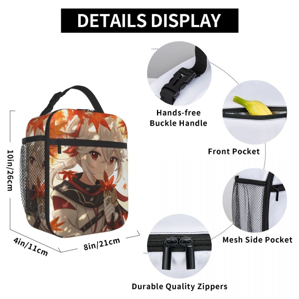 Isolert lunsjveske for damer Anime Spill Kjølebag Isolert Lunsjboks style 9