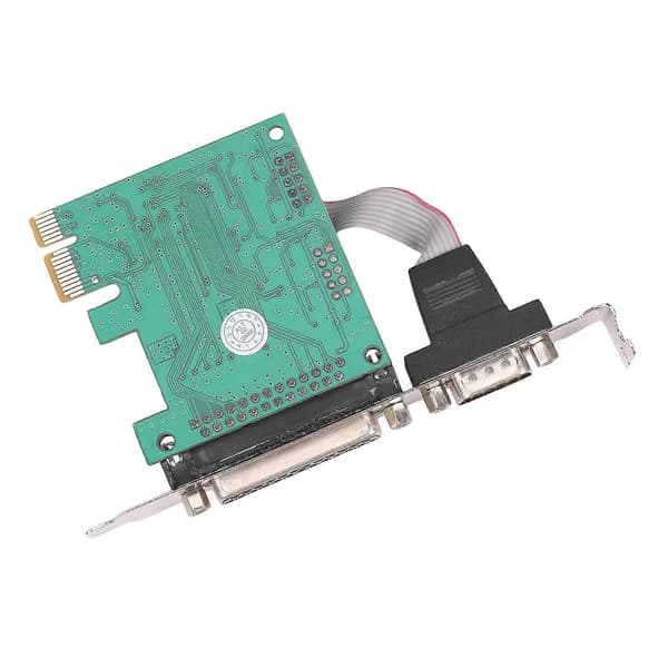 Rs232 -232 Seriel Port Com & Db25 Printer Parallel Port Til Pci-e Pci Express Kort Adapter Konverter