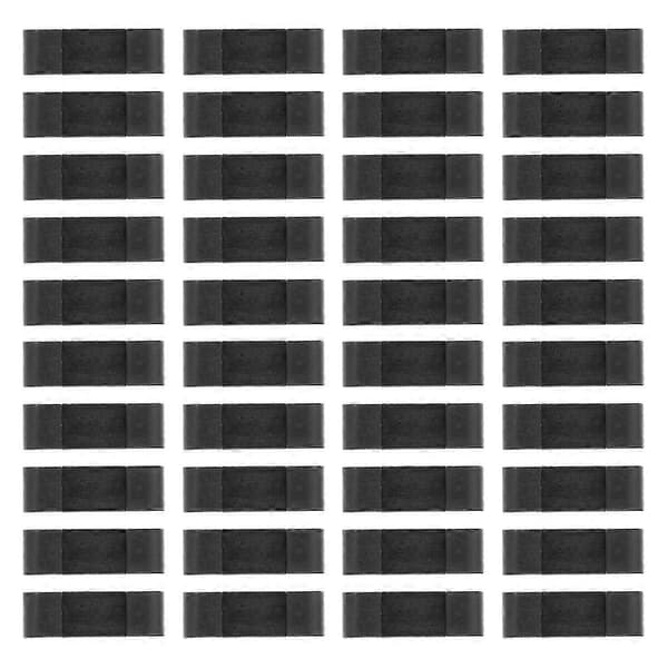 100 stk. Sorte Firkantede Base Display Bokse Baser Flydende Ramme Display Holder Baser