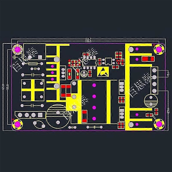 Hög- Industriell Modul Bare Board Switching Supply Board DC Modul DC2416 24v6a
