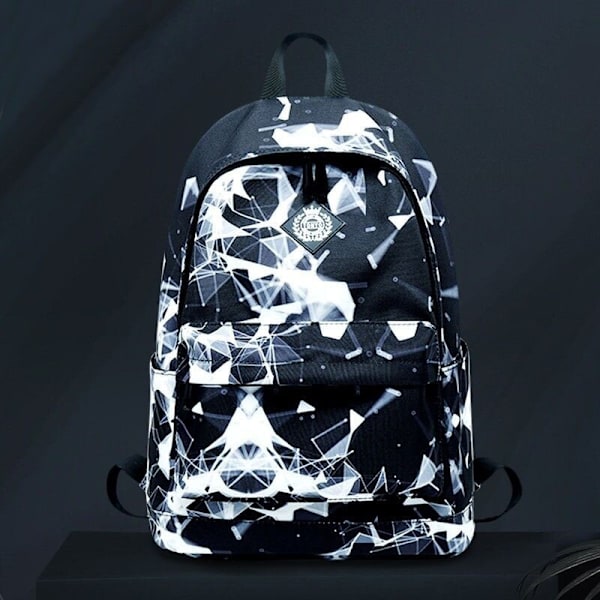 Unisex Teen College Casual Skoletaske Rygsæk style 11