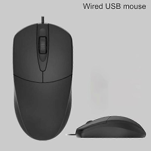 MS121 Mus Unik Ergonomisk Design ABS USB Trådbunden Optisk Mus för Dator