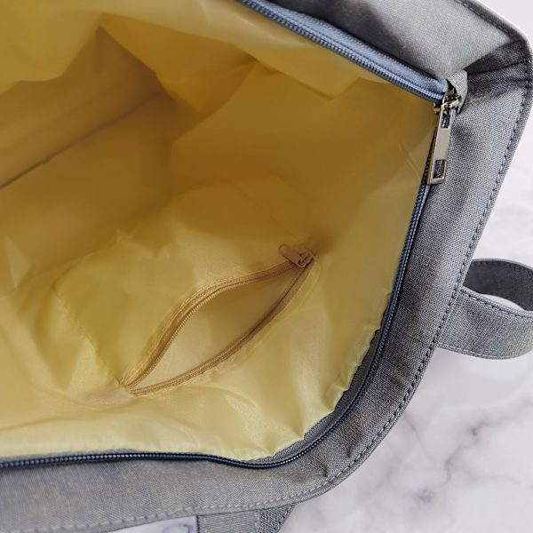 Kat Printede Opbevaringshåndtasker Tegneserie Sød Dyr Dame Stor Kapacitet Genanvendelig Indkøbstaske Gul Studenter Skuldertaske Skoletaske style 2