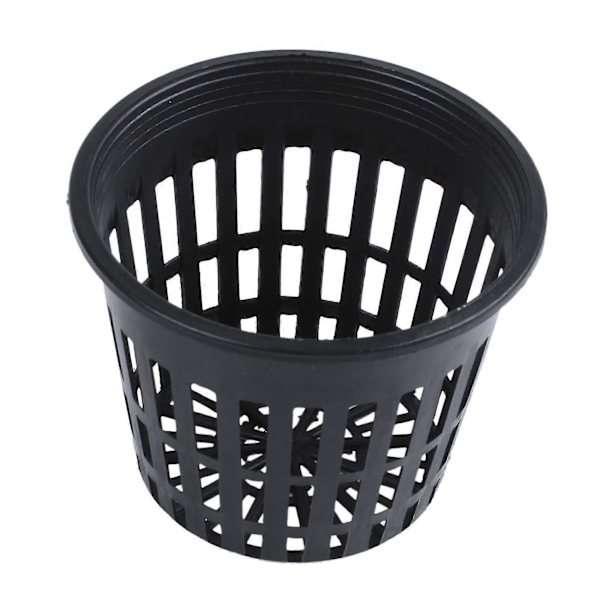 30 stk. 3 tommer Heavy Duty Mesh Pot Net Cup Kurv Hydroponisk Aeroponisk Plantning Vokse Klon Sort
