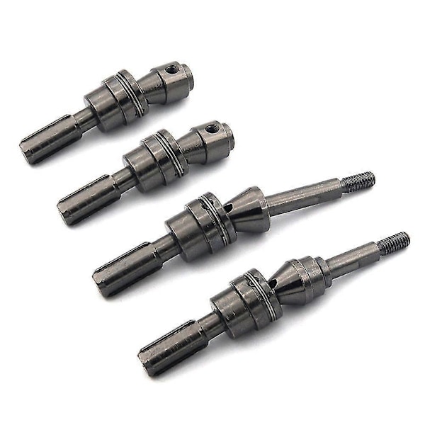 4 stk. Metall Fremre og Bakre Drivaksel Cvd For 1/10 Slash Stampede Hoss Vxl Rc Bil Deler, lilla