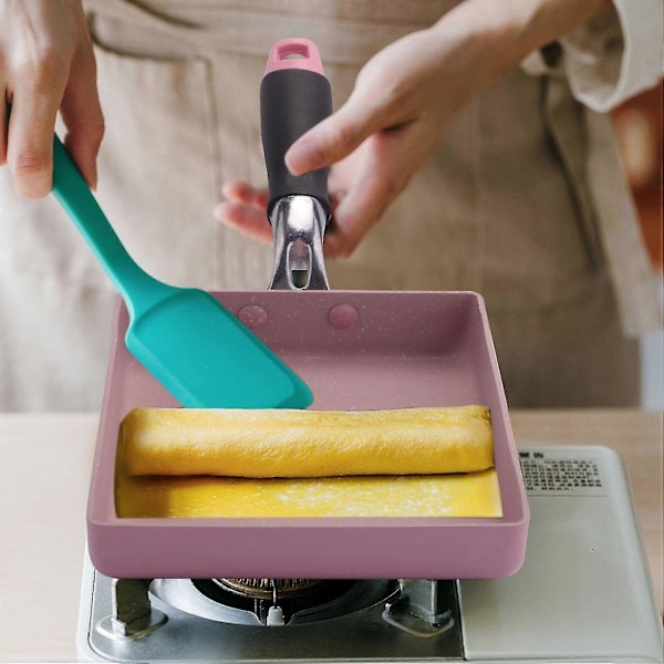 13x18cm Japanilainen Tamagoyaki Paistinpannu Tarttumaton Pannu Munapannu Pihvipannut Yleiskäyttöön Fo