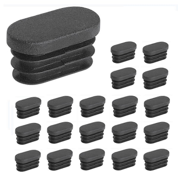 100 Stycken 15x30mm Plaständstycken, för Möbelbensrör Ovala Ändstycken, för Plaststolsben Stopp, för Ovalt Rör_fo s20241212682