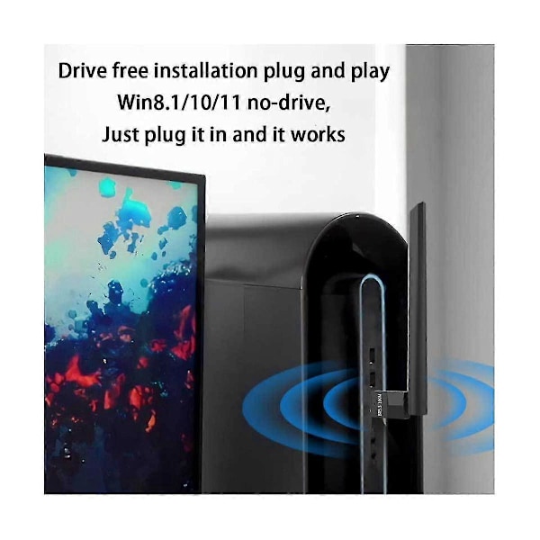100b Tandadapter Bluetooth 5.3 Sändare Bluetooth O Mottagare Extern 4dbi Antenn