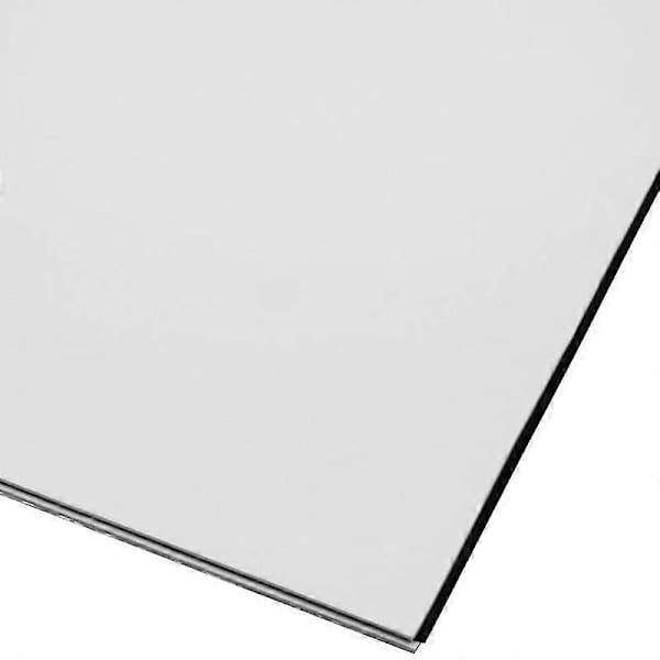 3-lagers PVC med gitarrplektrumskydd materialark DIY oklippt 43x29x0,23 cm, pärlvit