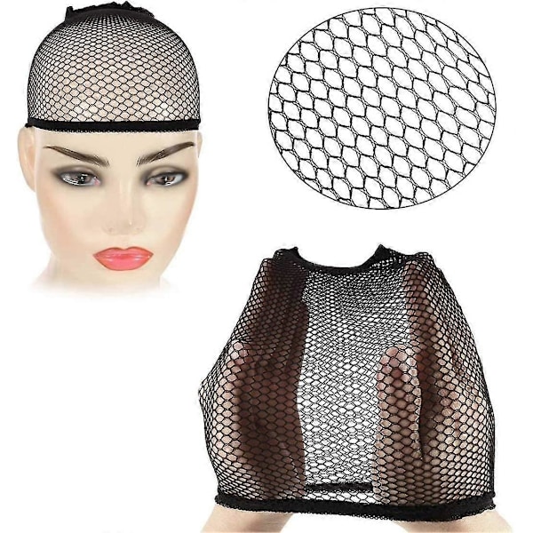 Peruknät, 6 st Peruknät, nylon Peruknät, Hög Stretch Peruknät Elastiskt Mesh Hårnät