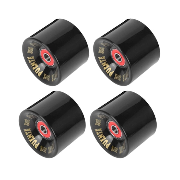 Puente 4 stk./sæt Cruiser Skateboard Hjul PU Hjul Long Board Cruiser Hjul Med Abec-9 Lejer