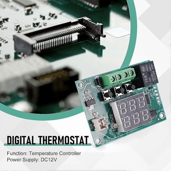 Dc12v Xh-w1219 Høj kvalitet Ntc Sensor Switch Regulator Sensor Modul Temperaturstyring Thermo