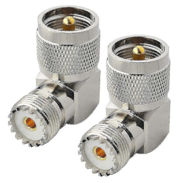 UHF Han till Hon Koppling SO239 Koppling PL259 Vinkelrät Vinklad PL259 Koppling UHF Stickkontakt UHF 90