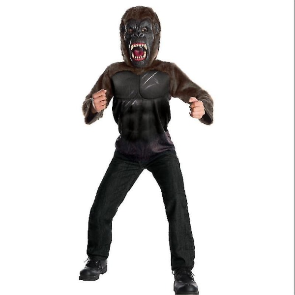 Gorilla Barn Cosplay Halloween Kostymer Hög kvalitet L