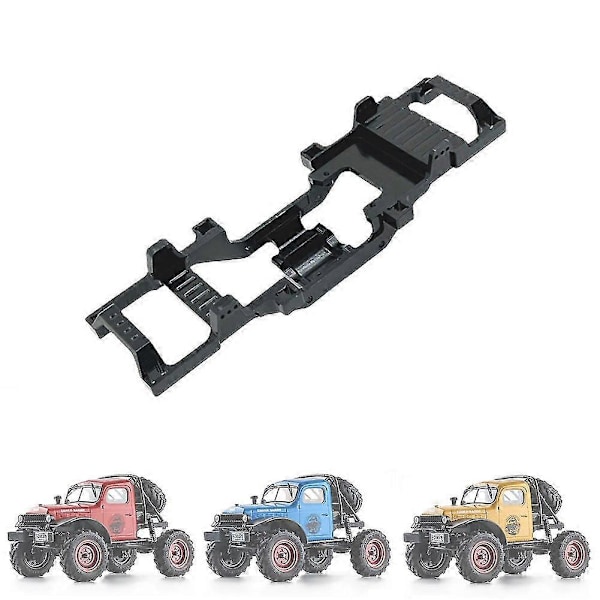 For Fcx24 Metall Chassis Ramme Bjelke 1/24 Rc Crawler Bil Oppgraderinger Deler Tilbehør, svart
