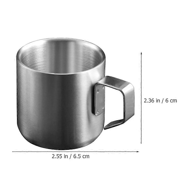 Metall Frokostblanding Kopp Metall Kopp Metall Havregrøt Kopp Håndtak Frokostkopp Melkebeholder