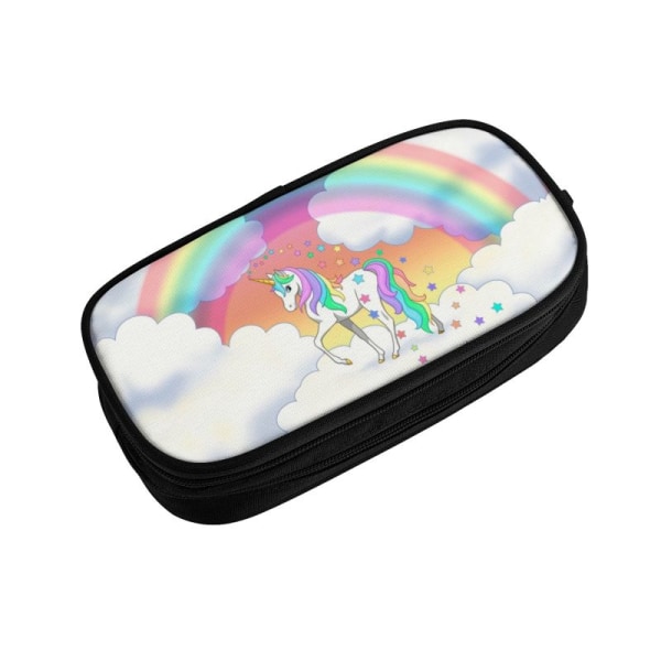 Pretty Rainbow Unicorn Meteor Kawaii Pennfodral Case style 03