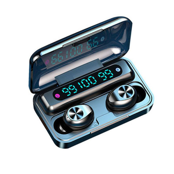 F9-10 Bluetooth Øretelefon True Wireless In-ear Bluetooth 5.1 Lyd (sort)