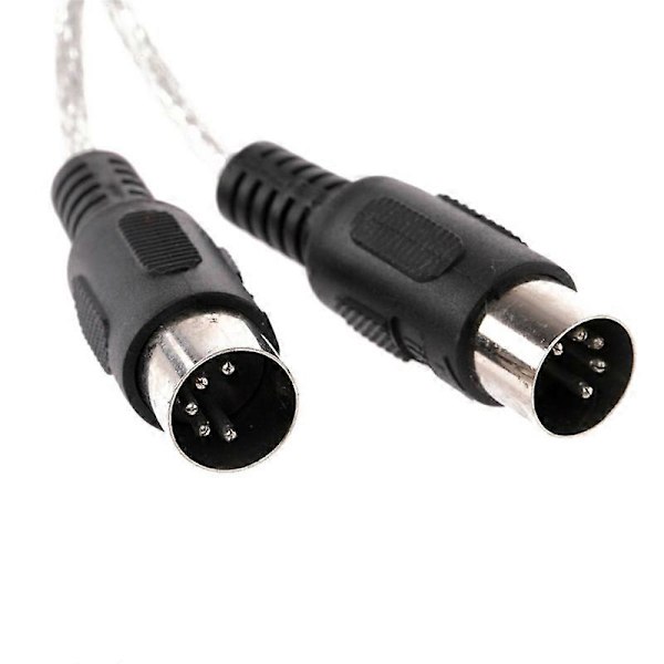 2m USB MIDI-kabel Konverterare Musikredigering Keyboard Adapter Anslutningssladd