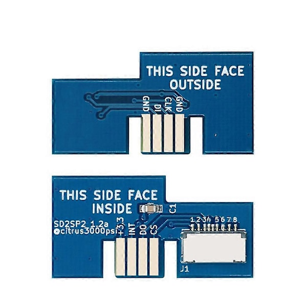 D2sp2 Sdload Adapter For Ngc Sd2sp2 Sd Load - SD-kort TF-kortleser, Blå